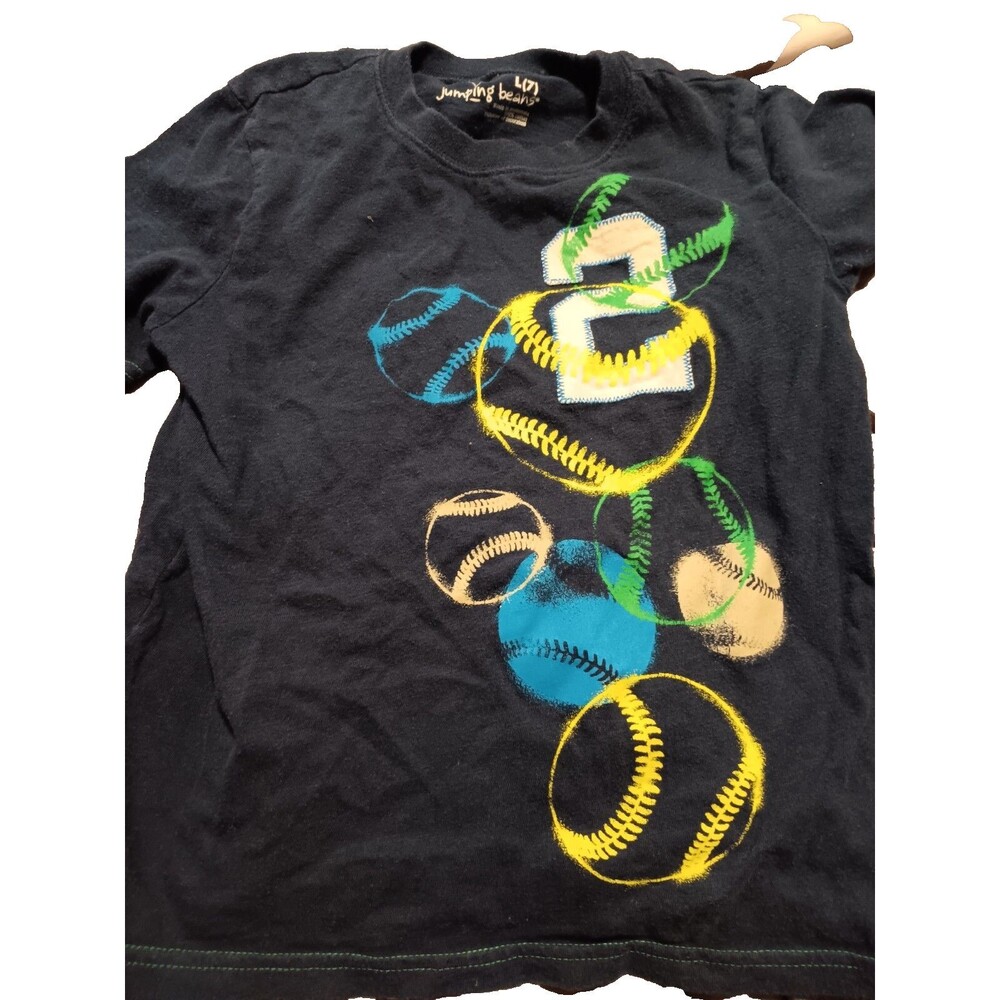 Jumping Beans Navy Baseball Tee large 7